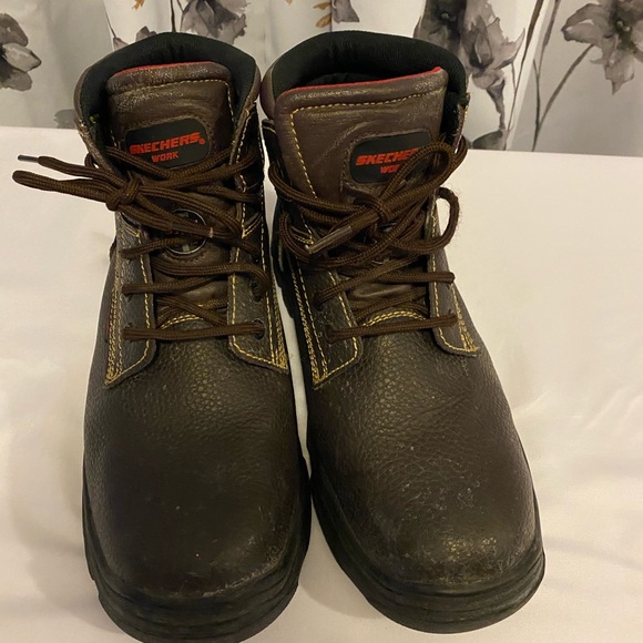 Skechers Other - Men’s Sketchers Steel Toe Work Boots 10.5